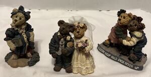 3 Boyds Bears Lot The Bearstone Collection Vintage 2001 And 1996￼
